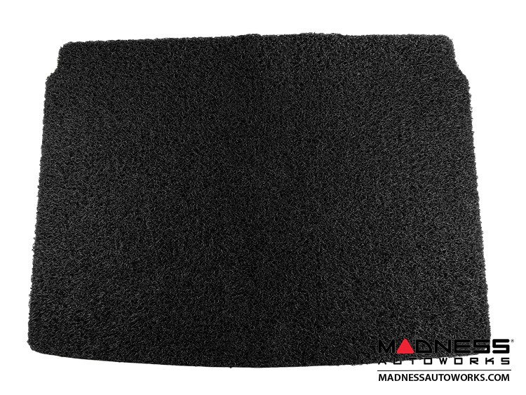 FIAT 500X All Weather Cargo Mat - Custom Rubber Woven Carpet - Black 