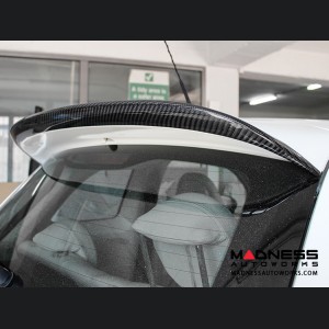 FIAT 500 ABARTH Rear Spoiler Extension - Carbon Fiber - Dark Red