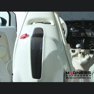 FIAT 500 Sabelt Seat Trim Covers - Carbon Fiber - EU Models w/ Sabelt Seats Only