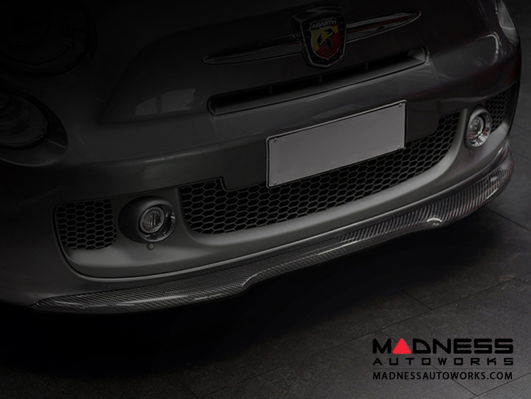 FIAT 500 Roof Spoiler by Feroce - Carbon Fiber - ABARTH Style - Red Candy