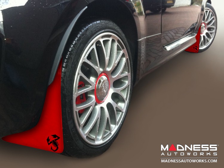 abarth mud flaps