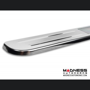 FIAT 500L Door Sills - Wireless LED Lighted - Polished SS w/ 500 Logo