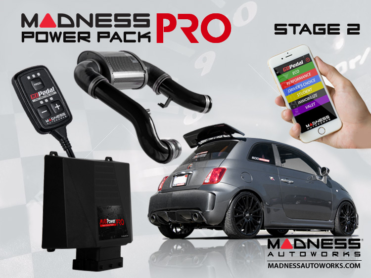 FIAT 500 MADNESS Power Pack PRO - Stage 2 - 1.4L Turbo Models