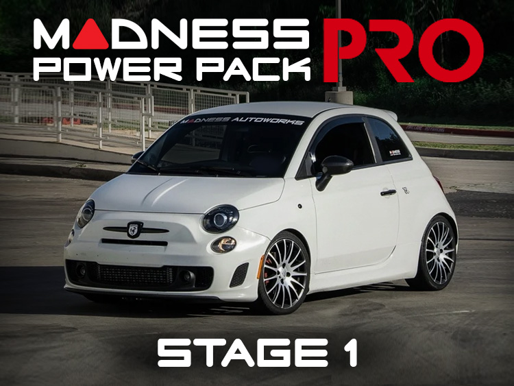 FIAT 500 MADNESS Power Pack PRO - Stage 1 - 1.4L Turbo Models