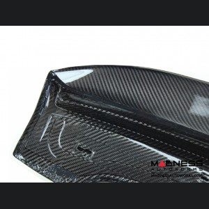 FIAT 500 Roof Spoiler - Carbon Fiber - ABARTH Style - High Gloss Clear Coat Finish