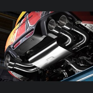 FIAT 124 Performance Exhaust - ABARTH - Axle-Back - Valved - Quad Tips - Round - Ragazzon - 80mm