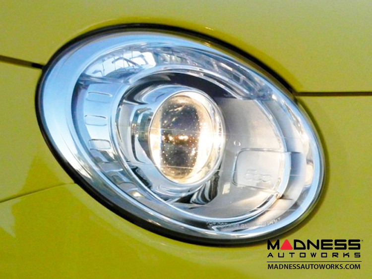 FIAT 500 Headlamp - Complete Assembly (Driver Side)