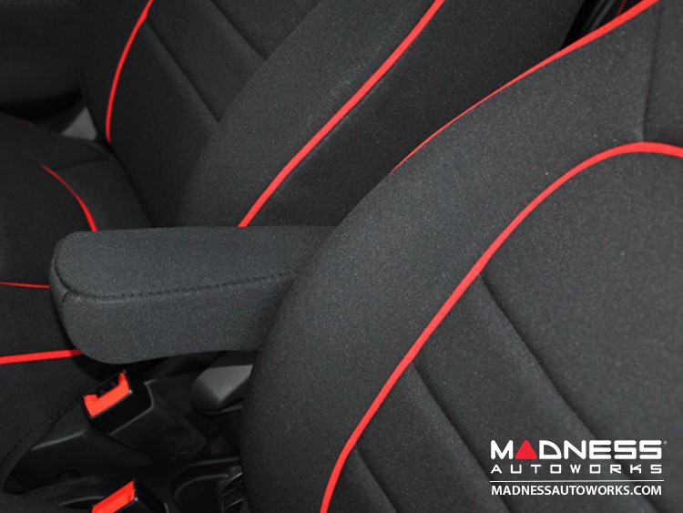 FIAT 500 Seat Covers - Front Seats - Custom Neoprene Design - Pop / Lounge Model 