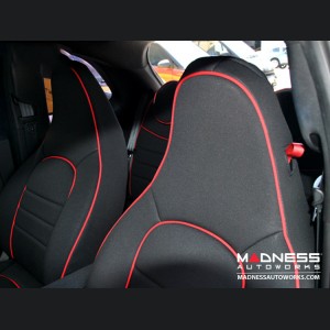 FIAT 500 Seat Covers - Front Seats - Custom Neoprene Design - ABARTH Model