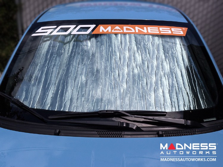 FIAT 500 Windshield Custom Sunshade by Intro-Tech - w/o Rain Sensor - Convertible