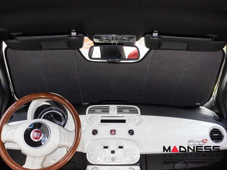 FIAT 500 Windshield Reflector by Intro-Tech - Ultimate Reflector - w/ Rain Sensor