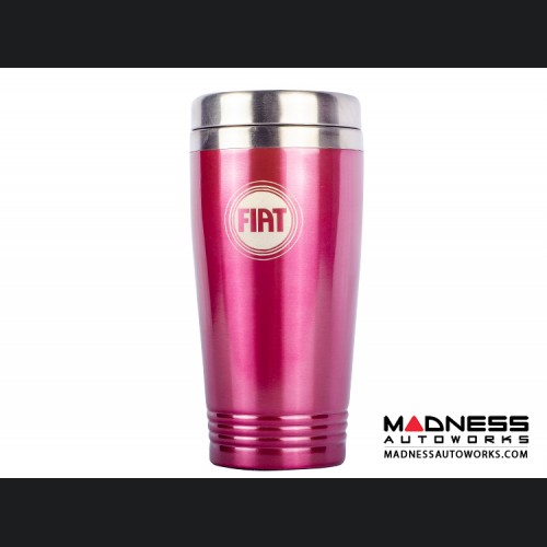 FIAT Coffee Tumbler - Pink w/ FIAT Logo