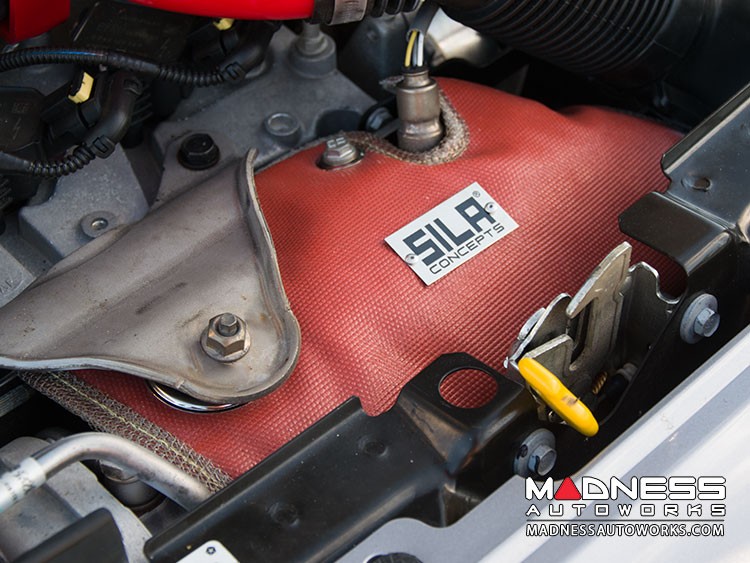 FIAT 500 Thermal Blanket - 1.4L Multi Air Turbo - Red Silicone/ Fiberglass 