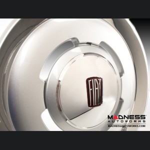 FIAT 500 Retro Wheel by FIAT (1) - 16" Tech Silver painted & polished Forged Aluminum Wheel 
