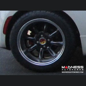 FIAT 500 Custom Wheels - Monza 15x6.5" 4-98 BP - Black Finish