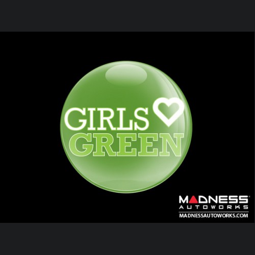 Grill Badge - Girls Love Green