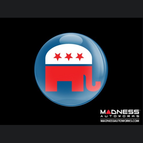 Grill Badge -  Republican Elephant