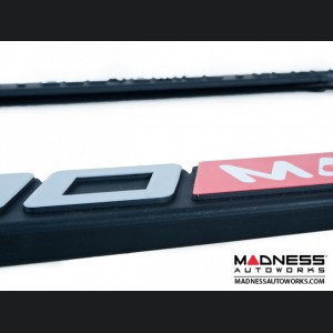 500 MADNESS License Plate Frame (1) - Black