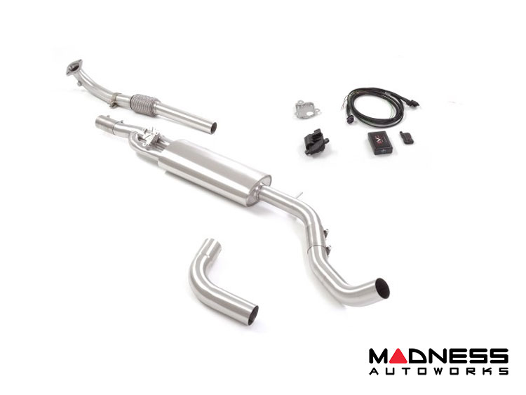 FIAT 500 Performance Exhaust - Ragazzon - Evo Line - Resonated Center Pipe Section w/ Electronic Valves