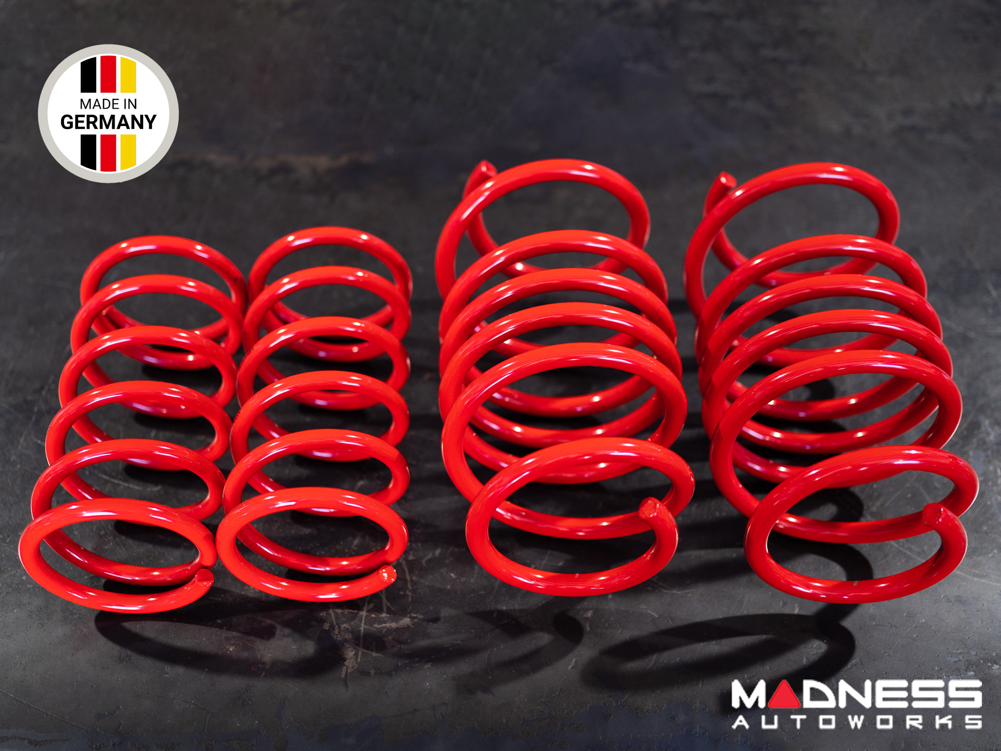 FIAT 500 Lowering Springs by MADNESS - Sport Plus - North American ...