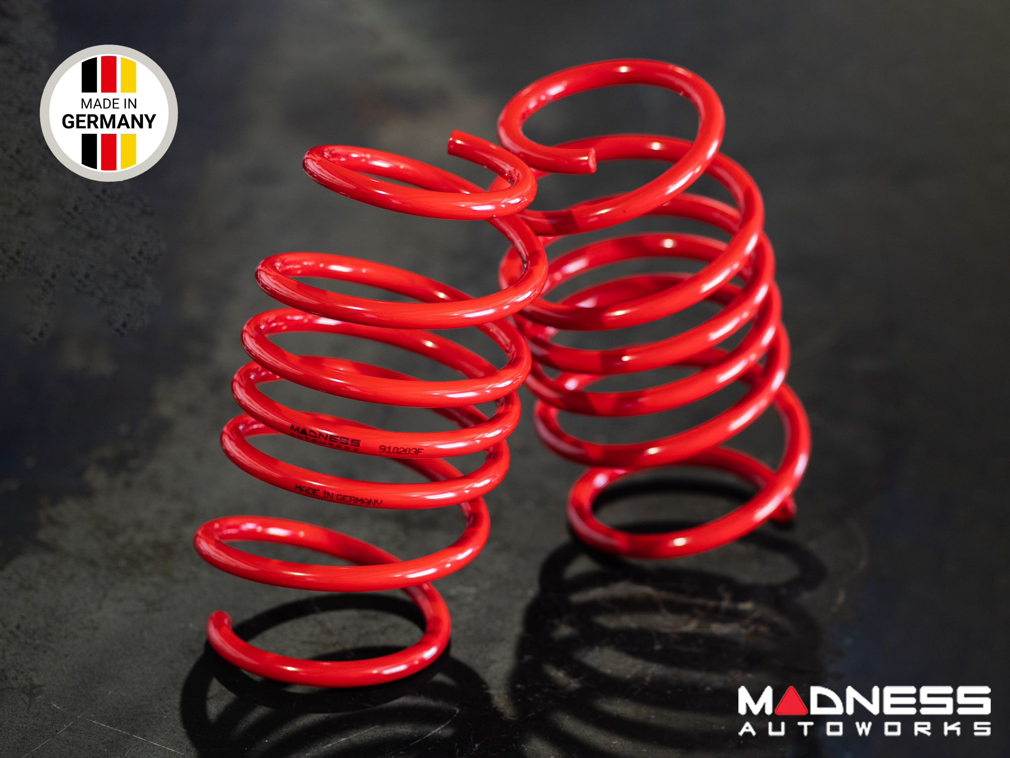 FIAT 500 Lowering Springs by MADNESS - Sport Plus - North American ...