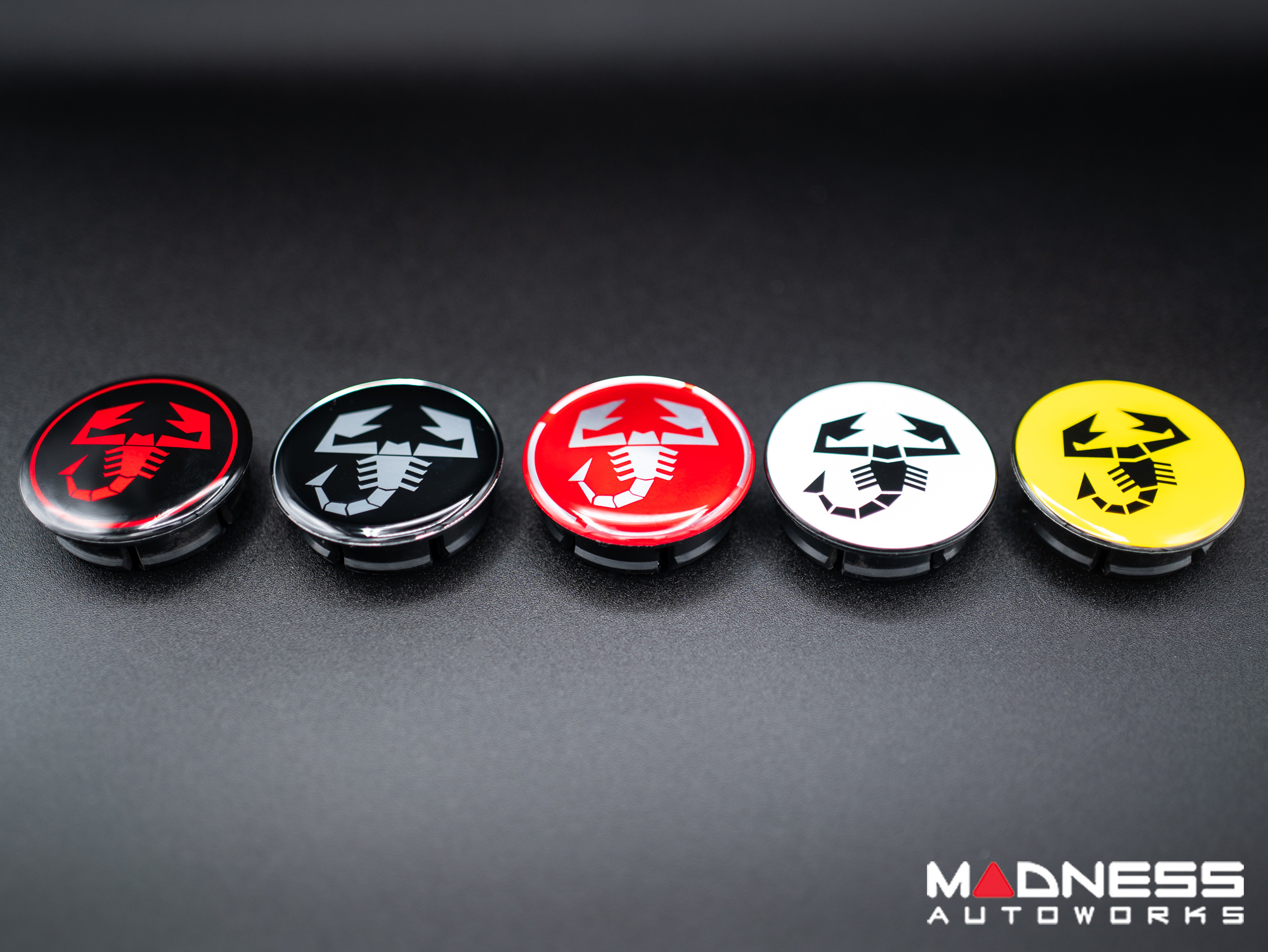 FIAT 500 ABARTH Tributo Ferrari Alloy Wheels - Black,, image size:2000x1501