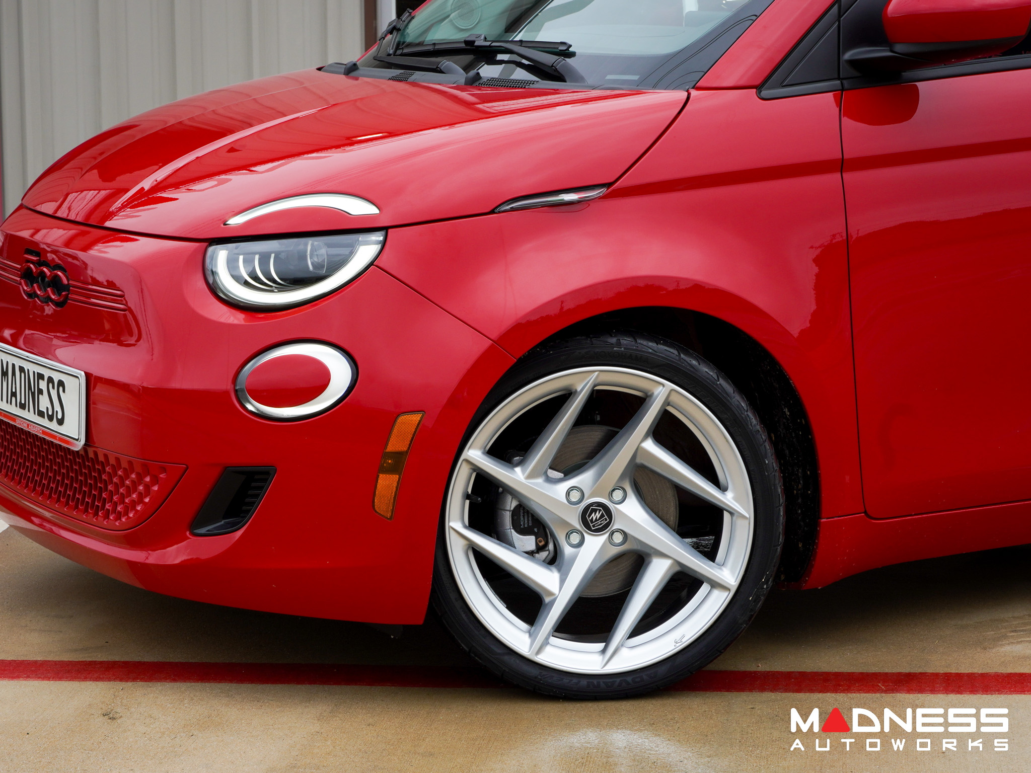 FIAT 500e Custom Wheels - 18in - Type 52 - Kahn Design - Silver - Gen 2 ...