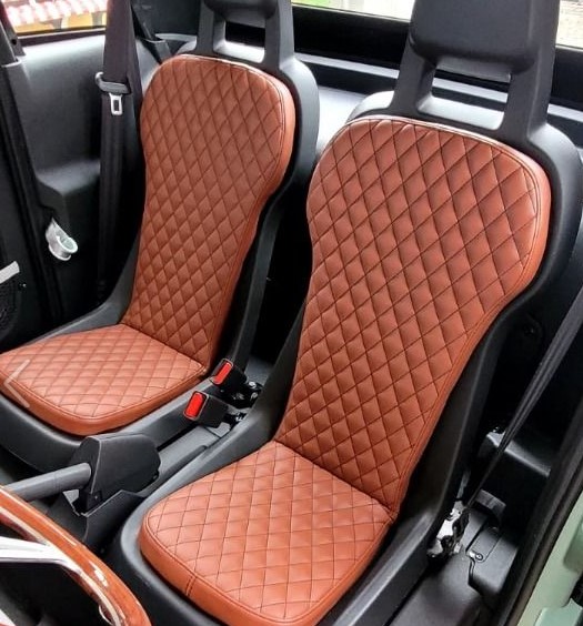 Eco leather FIAT Topolino seat cushions