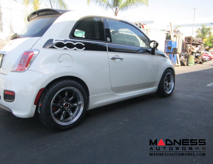 FIAT 500 Custom Wheels - Monza 15x7.5" 4-98 BP - Gunmetal Finish