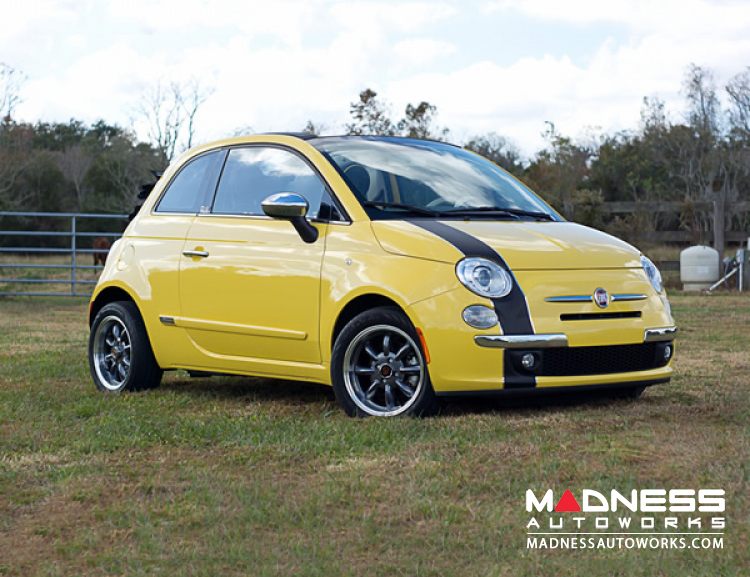 FIAT 500 Custom Wheels - Monza 15x7.5" 4-98 BP - Gunmetal Finish