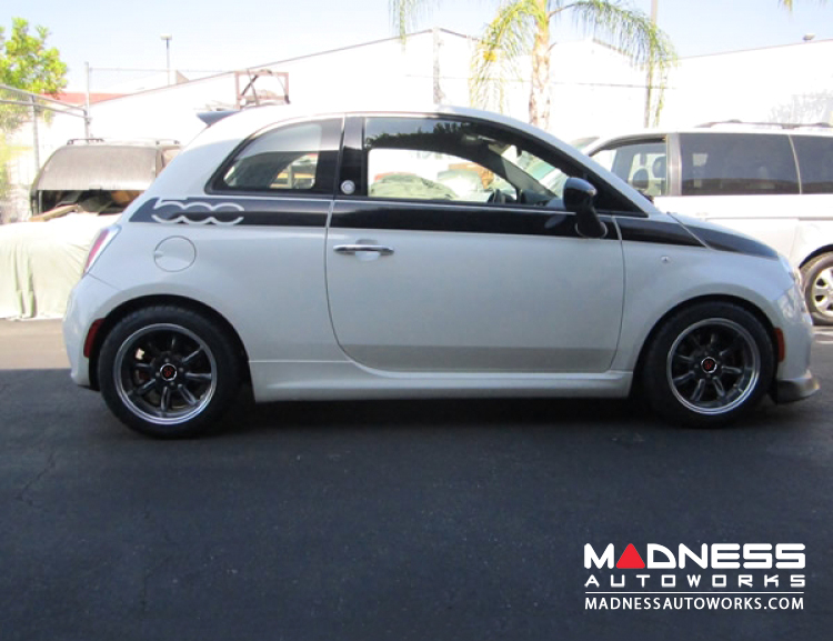 FIAT 500 Custom Wheels - Monza 15x7.5" 4-98 BP - Gunmetal Finish
