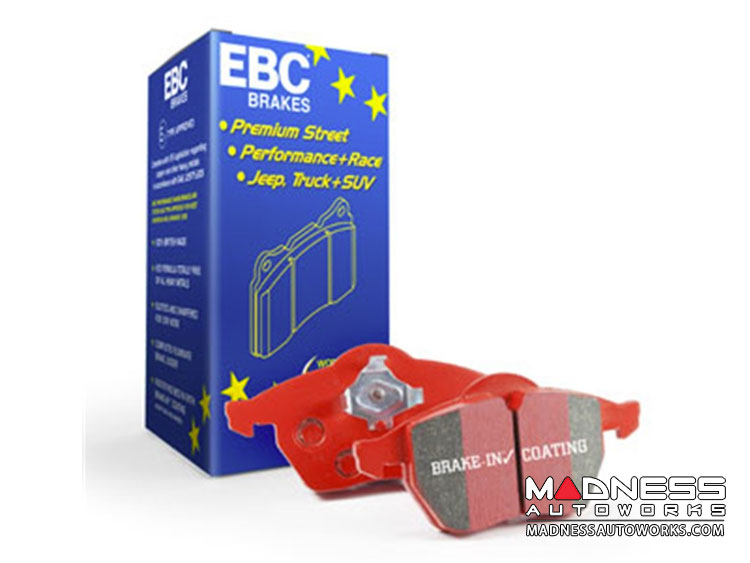 FIAT 124 Brake Pads - Rear - EBC - Red Stuff