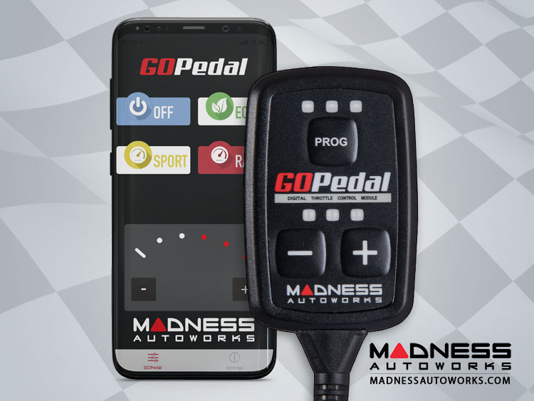 FIAT 500 Throttle Response Controller - MADNESS GOPedal - Bluetooth - Turbo/ ABARTH - NA Models 