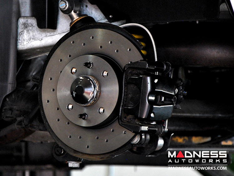 FIAT 500 Brake Rotors (2) - Rear - Magneti Marelli 