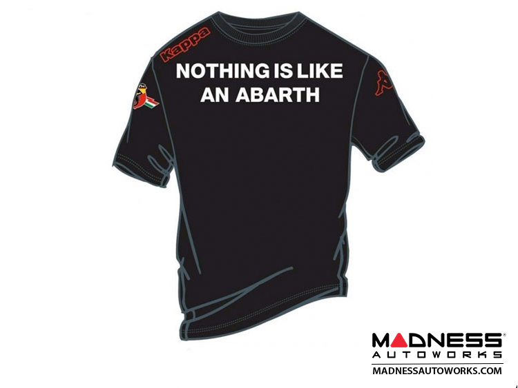 ABARTH T-Shirt - "Nothing like an ABARTH" - Black