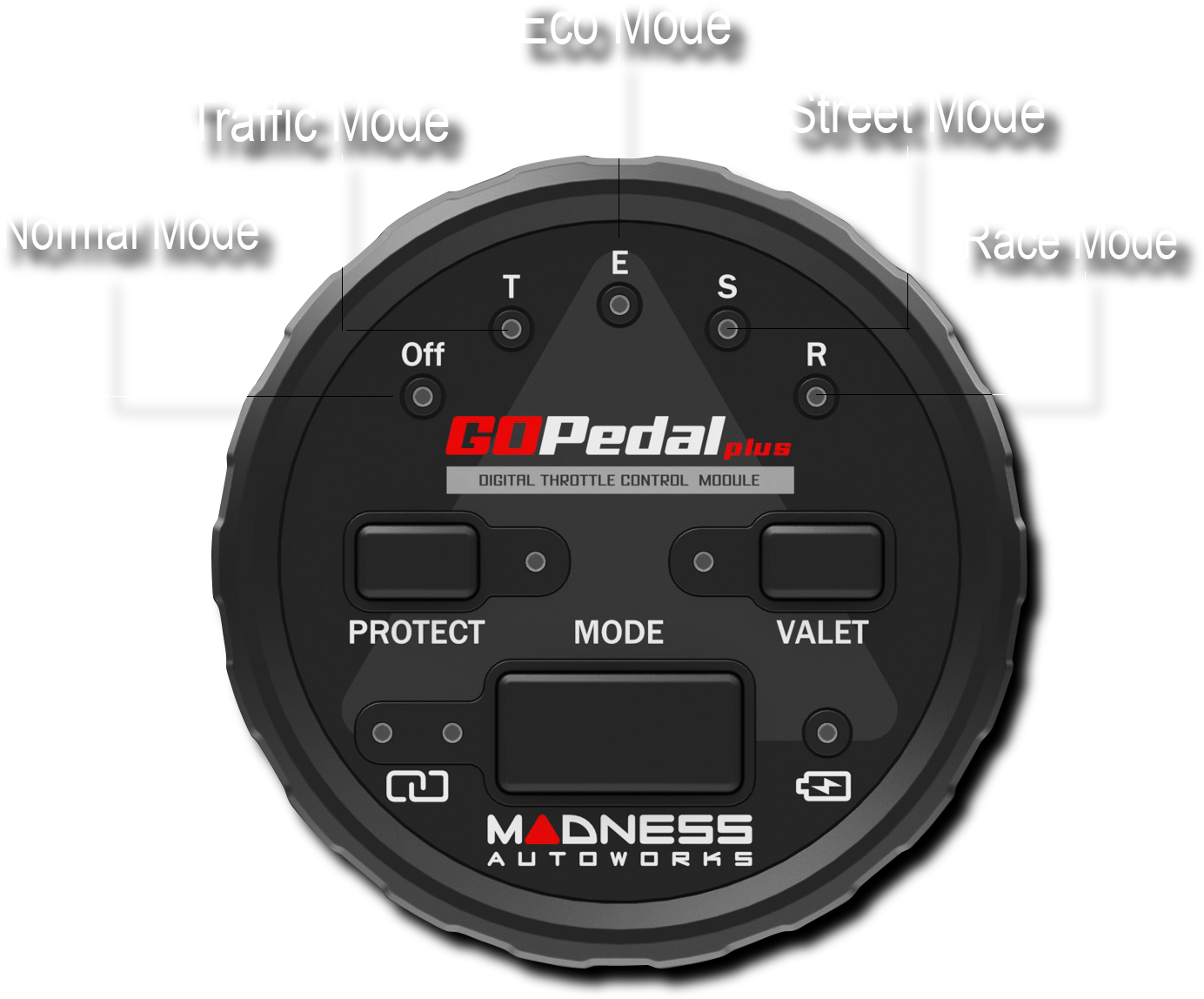 FIAT 500 Throttle Response Controller - MADNESS GOPedal Plus - Turbo/ ABARTH - EU Models 